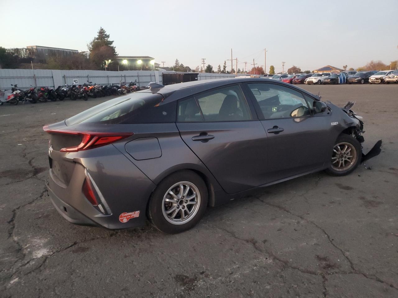 2017 Toyota Prius VIN JTDKARFP7H3018116 Copart auction photo, all over / rear end damage thumbnail 3