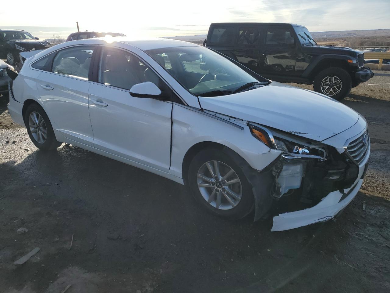 2017 Hyundai Sonata VIN 5NPE24AF5HH510501 Copart auction photo, rear end / front end damage thumbnail 4