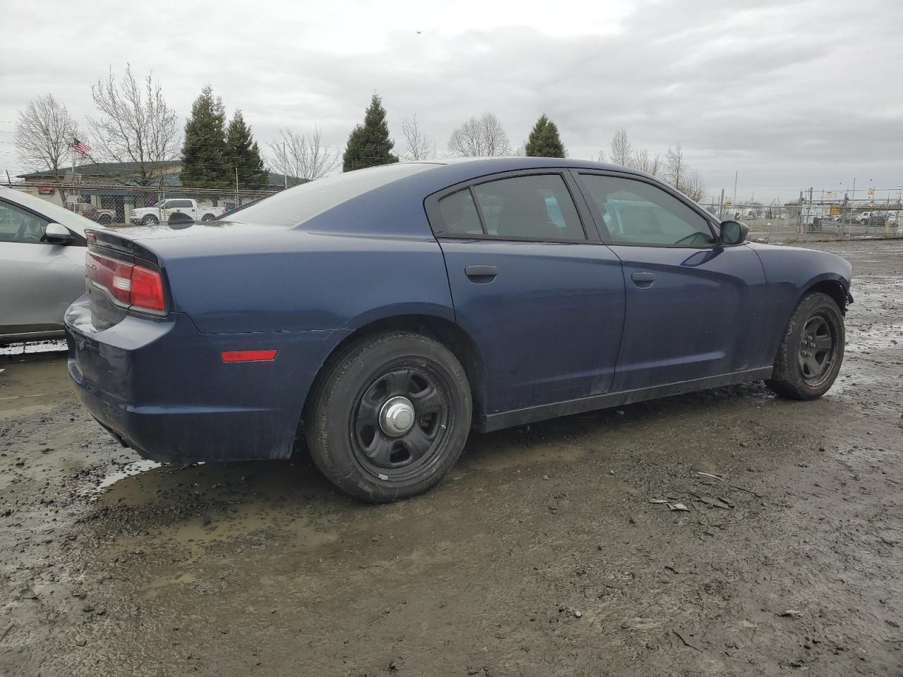 2014 Dodge Charger VIN 2C3CDXAT6EH173189 Copart auction photo, rear end / front end damage thumbnail 3