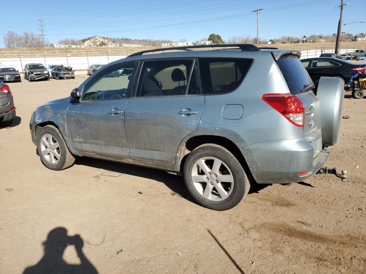 2007 Toyota RAV 4 VIN JTMBK34VX75019775 Copart auction photo, front end / side damage thumbnail 2