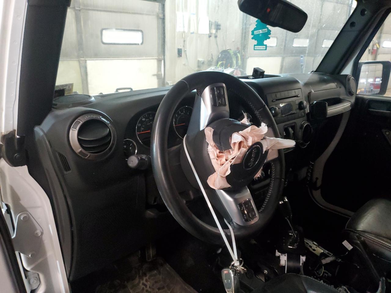 2018 Jeep Wrangler VIN 1C4AJWAG6JL860324 Copart auction photo, front end / undercarriage damage thumbnail 8