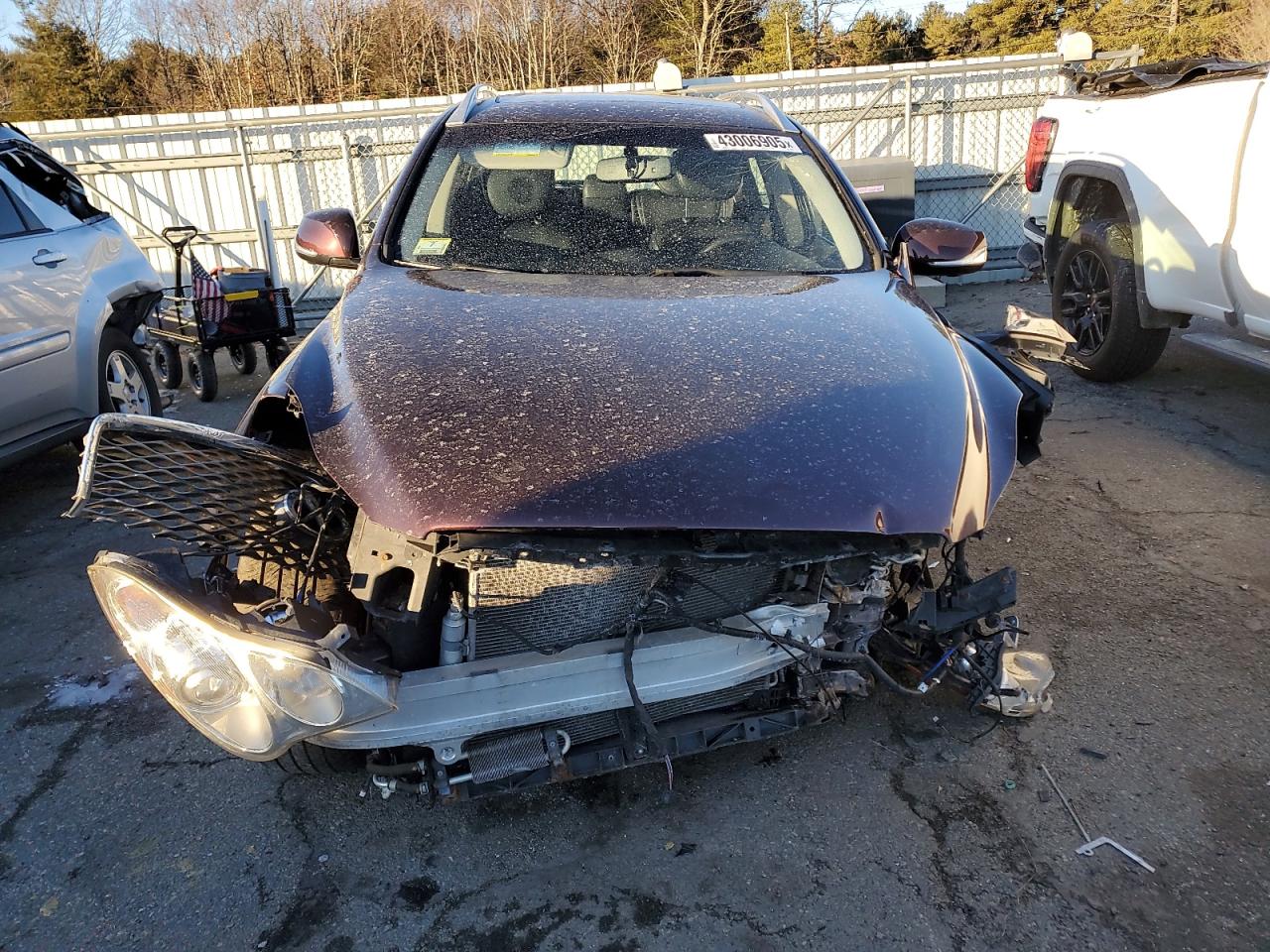 2016 Infiniti QX50 VIN JN1BJ0RR0GM270892 Copart auction photo, front end damage thumbnail 5