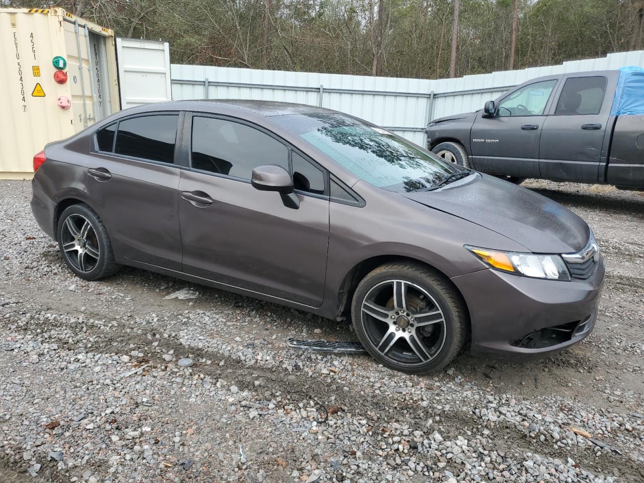 2012 Honda Civic VIN 2HGFB2F52CH527025 Copart auction photo, mechanical / minor dent/scratches damage thumbnail 4