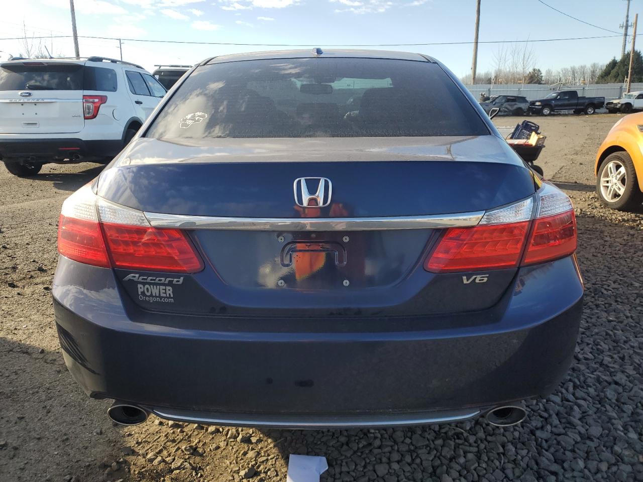 2015 Honda Accord VIN 1HGCR3F80FA009528 Copart auction photo, front end / side damage thumbnail 6