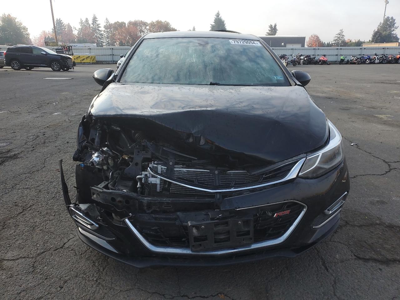 2017 Chevrolet Cruze VIN 3G1BE6SM6HS571518 Copart auction photo, front end damage thumbnail 5