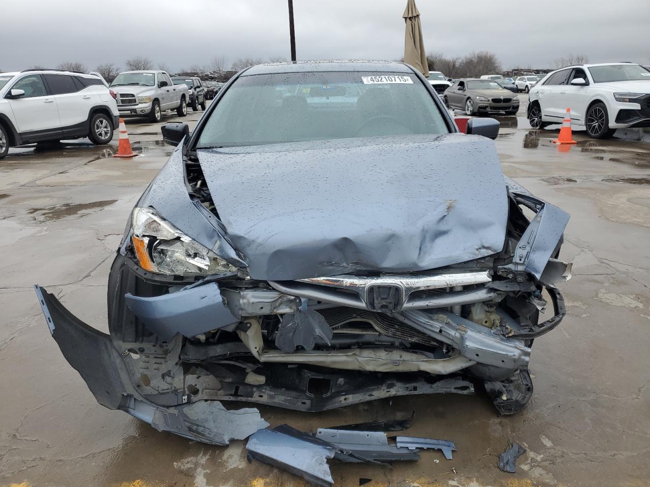 2007 Honda Accord VIN 1HGCM56877A070645 Copart auction photo, front end damage thumbnail 5