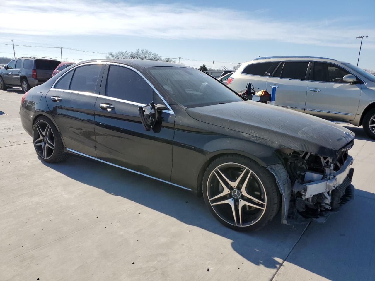 2015 Mercedes-Benz C-klasse VIN 55SWF4JB7FU053903 Copart auction photo, front end damage thumbnail 4