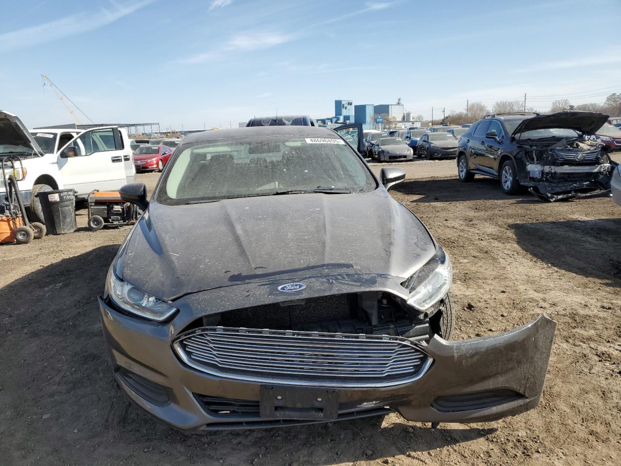 2016 Ford Fusion VIN 3FA6P0G73GR339165 Copart auction photo, front end damage thumbnail 5