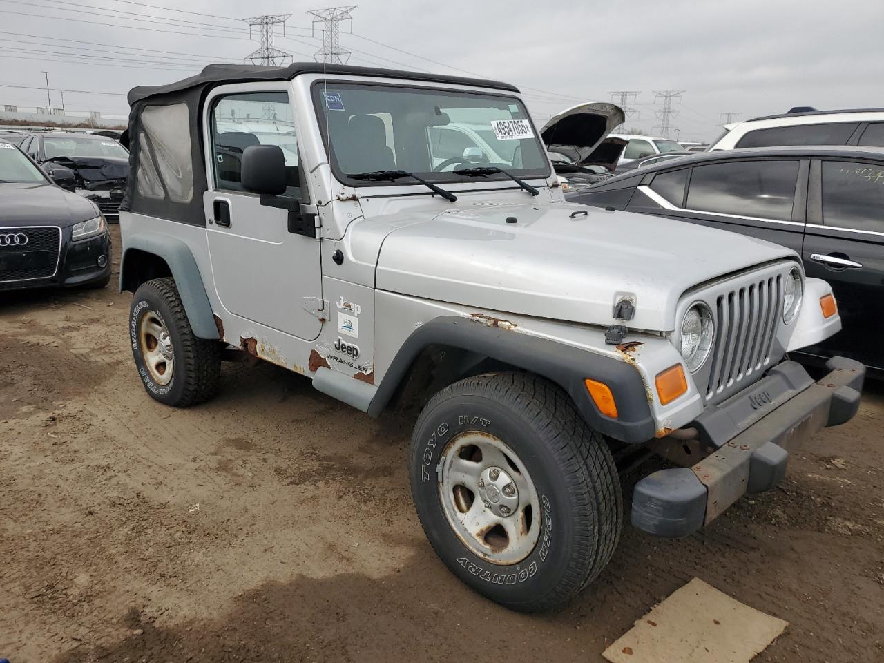 2006 Jeep Wrangler VIN 1J4FA29S66P786288 Copart auction photo, minor dent/scratches damage thumbnail 4