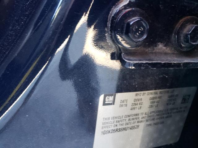 2017 Cadillac CT6 VIN 1G6KD5RS6HU143508 Copart auction photo, front end damage thumbnail 12