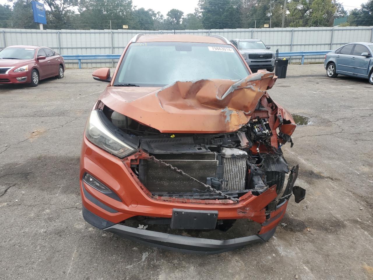 2016 Hyundai Tucson VIN KM8J33A22GU031102 Copart auction photo, front end damage thumbnail 5