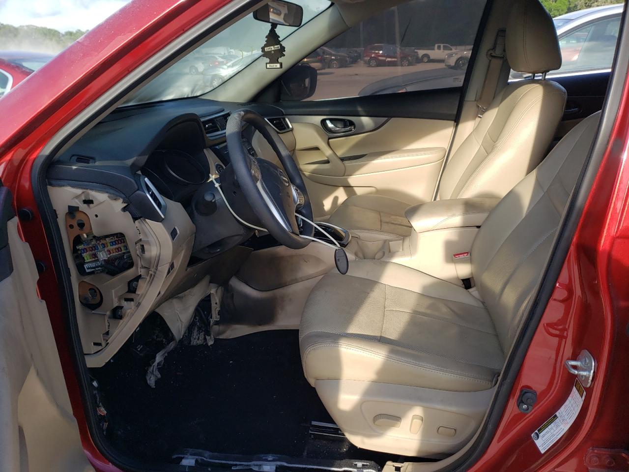 2016 Nissan Rogue VIN KNMAT2MT6GP632403 Copart auction photo, mechanical / rear end damage thumbnail 7