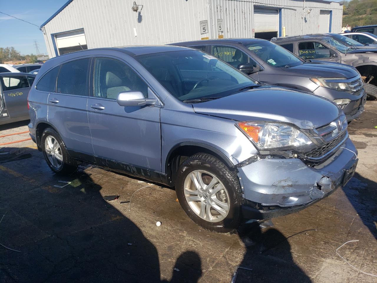 2010 Honda CR-V VIN 5J6RE4H75AL091794 Copart auction photo, front end damage thumbnail 4