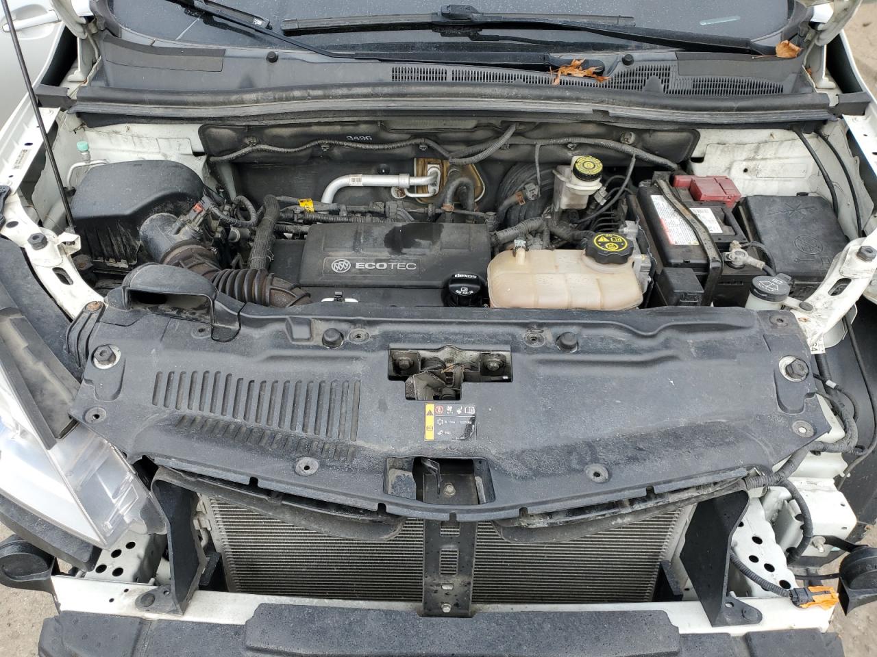 2015 Buick Encore VIN KL4CJHSB4FB226850 Copart auction photo, front end / top/roof damage thumbnail 11