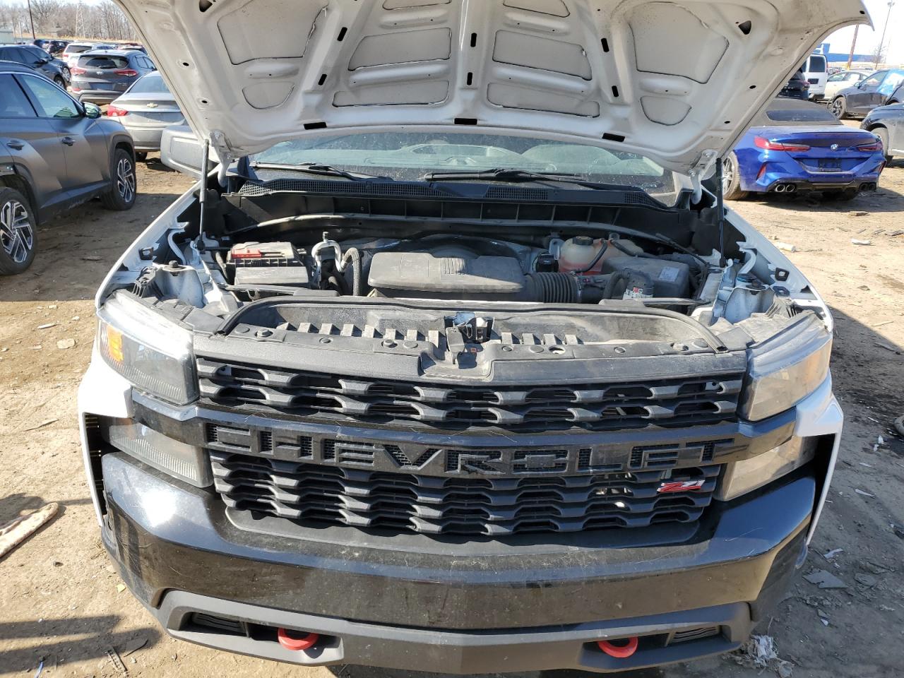2021 Chevrolet Silverado VIN 1GCPYCEF3MZ352934 Copart auction photo, side damage thumbnail 11