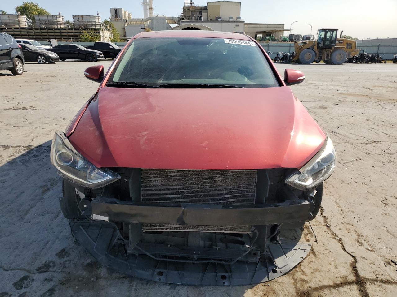 2017 Hyundai Elantra VIN 5NPD84LF0HH098074 Copart auction photo, front end damage thumbnail 5