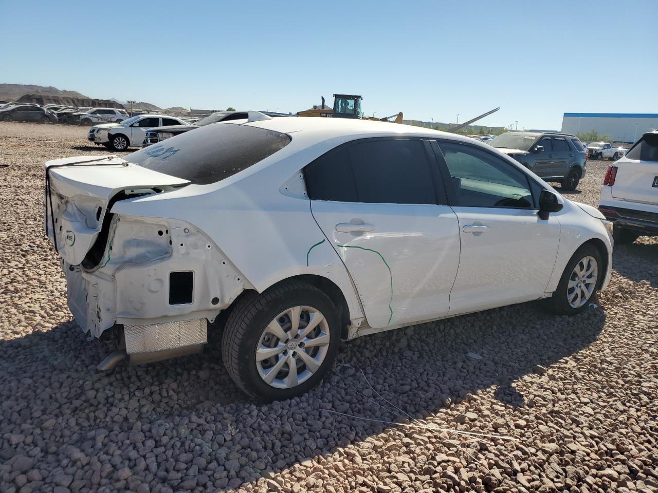 2020 Toyota Corolla VIN JTDEPRAE9LJ071681 Copart auction photo, rear end damage thumbnail 3