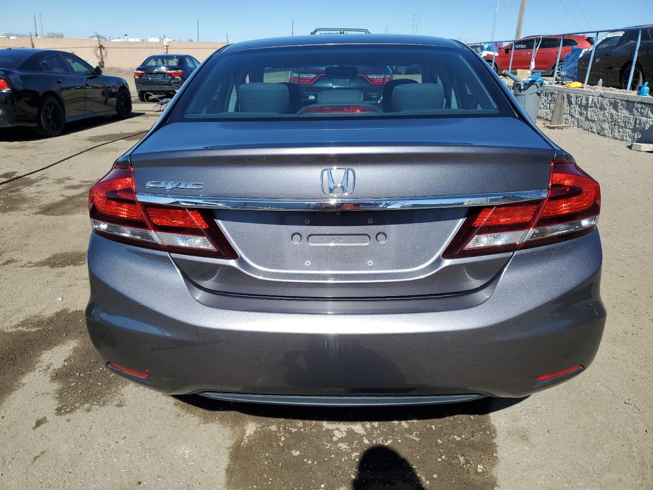 2015 Honda Civic VIN 19XFB2F71FE248004 Copart auction photo, front end / side damage thumbnail 6