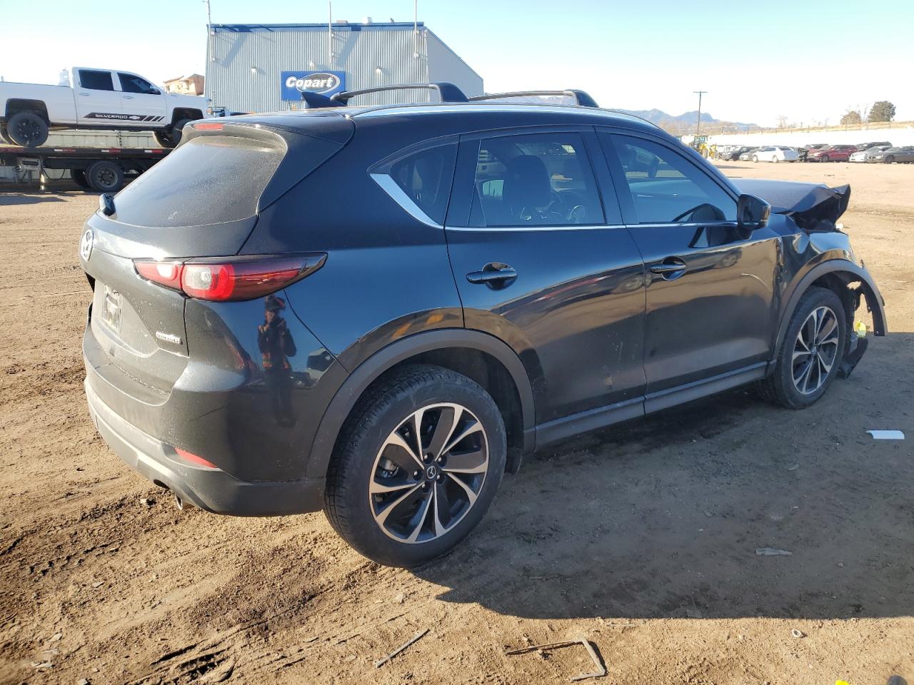 2022 Mazda CX-5 VIN JM3KFBDM1N1543480 Copart auction photo, front end damage thumbnail 3