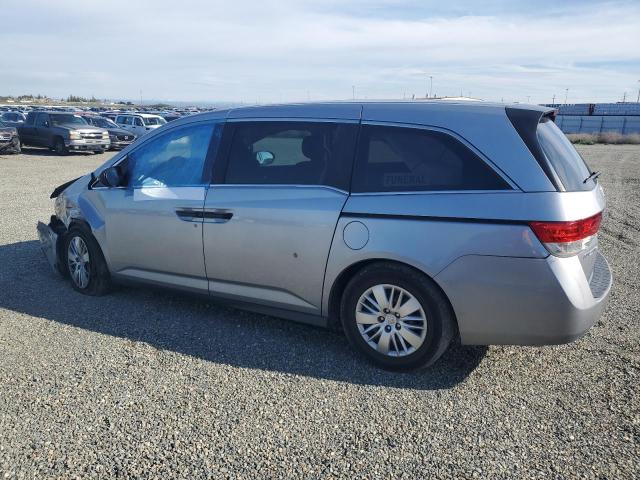 2017 Honda Odyssey VIN 5FNRL5H2XHB017001 Copart auction photo, front end / rear end damage thumbnail 2
