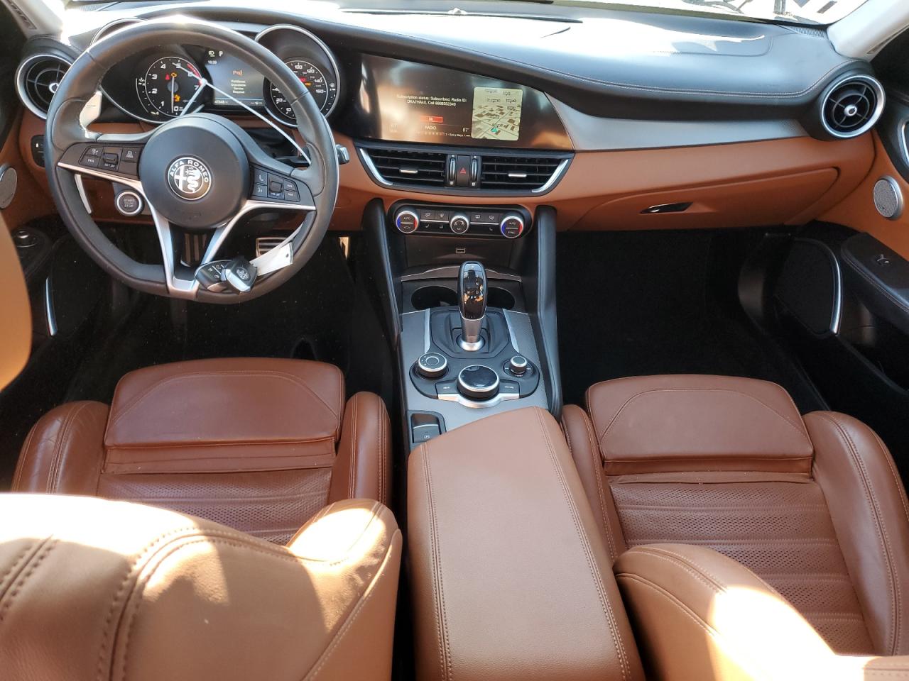 2018 Alfa Romeo Giulia VIN ZARFAECN8J7589857 Copart auction photo, all over damage thumbnail 8