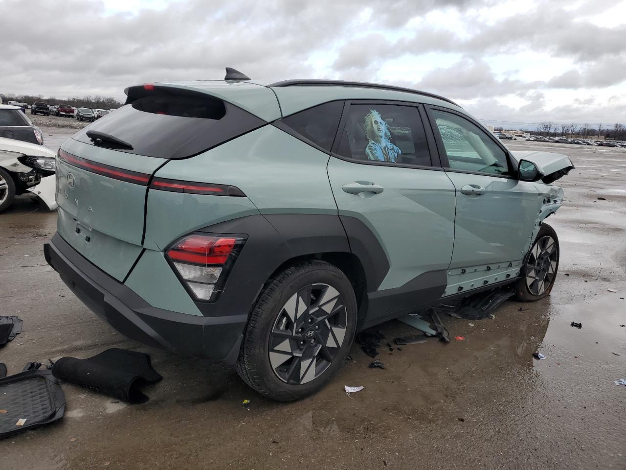 2024 Hyundai Kona VIN KM8HB3AB7RU148808 Copart auction photo, all over damage thumbnail 3