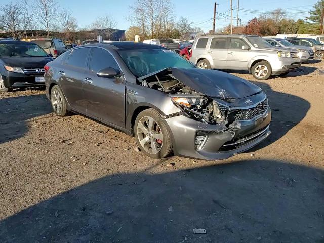 2018 KIA Optima VIN 5XXGW4L2XJG201650 Copart auction photo, front end damage thumbnail 11