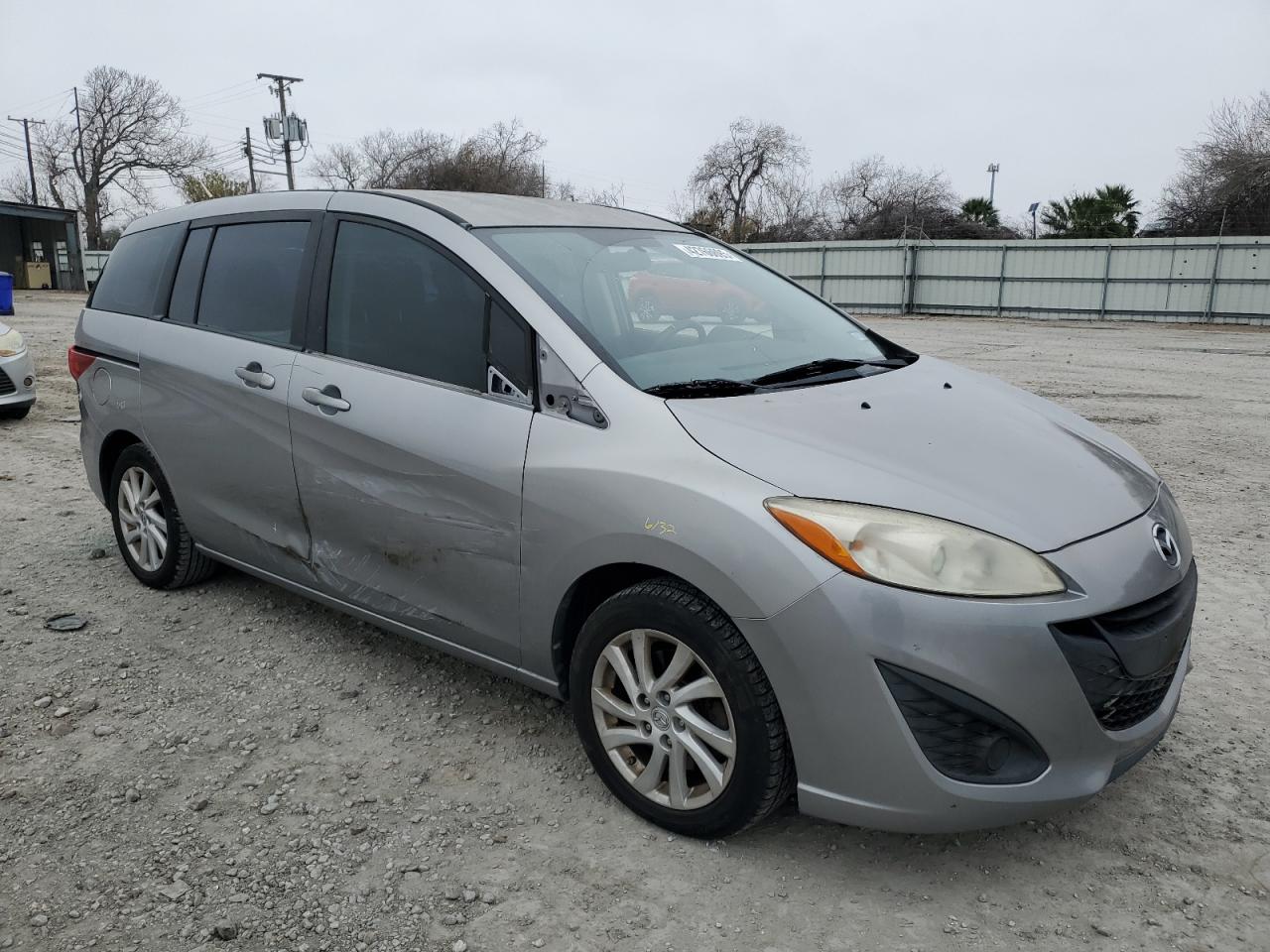 2012 Mazda 5 VIN JM1CW2BL6C0109775 Copart auction photo, all over damage thumbnail 4