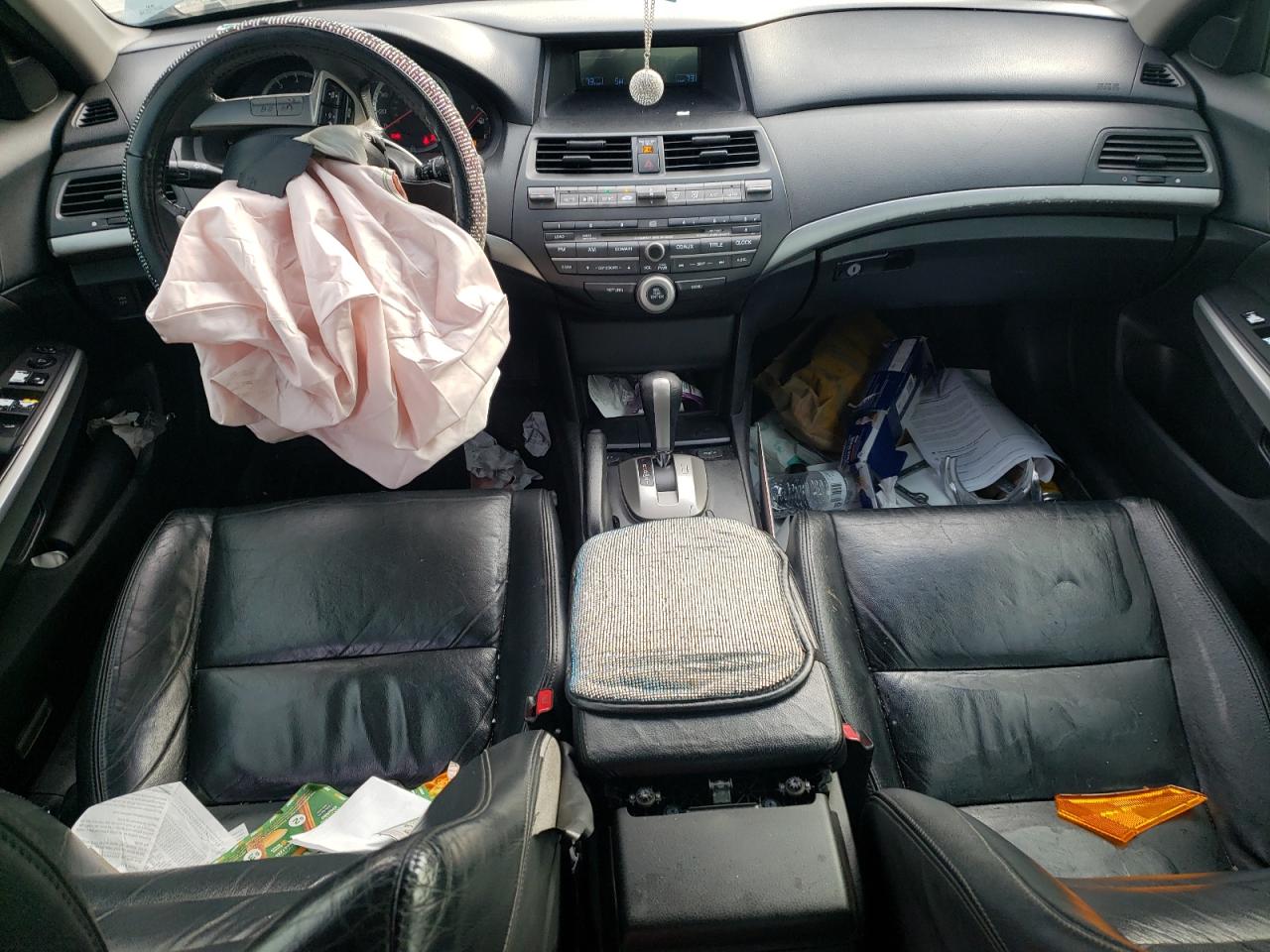 2010 Honda Accord VIN 1HGCP2F81AA063851 Copart auction photo, front end damage thumbnail 8