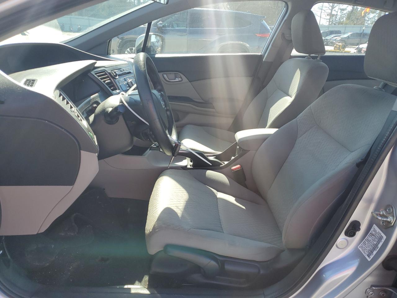 2015 Honda Civic VIN 19XFB2F51FE015965 Copart auction photo, rear end damage thumbnail 7