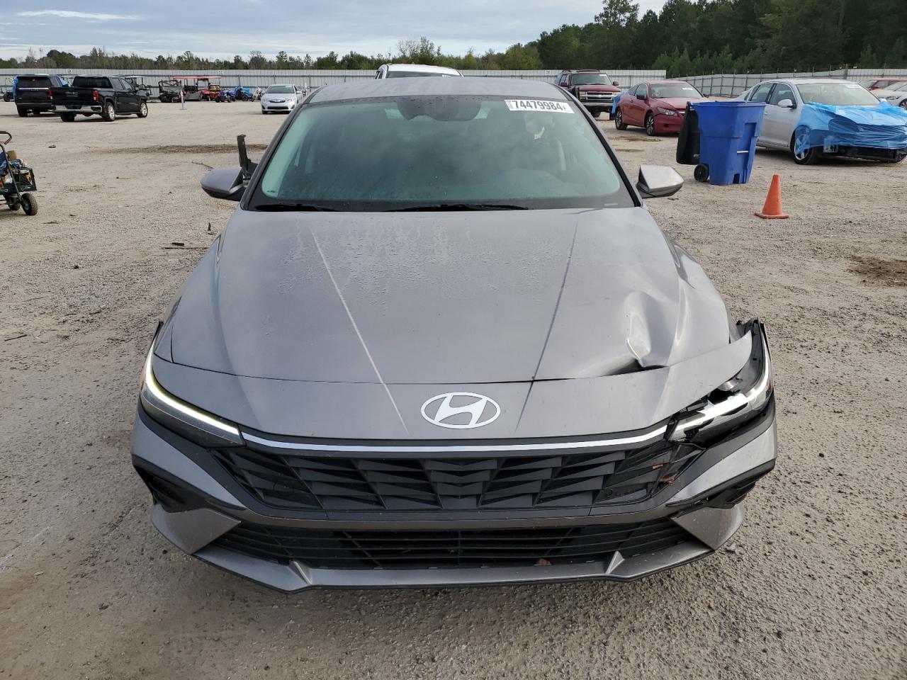 2024 Hyundai Elantra VIN KMHLM4DG8RU771470 Copart auction photo, side damage thumbnail 5