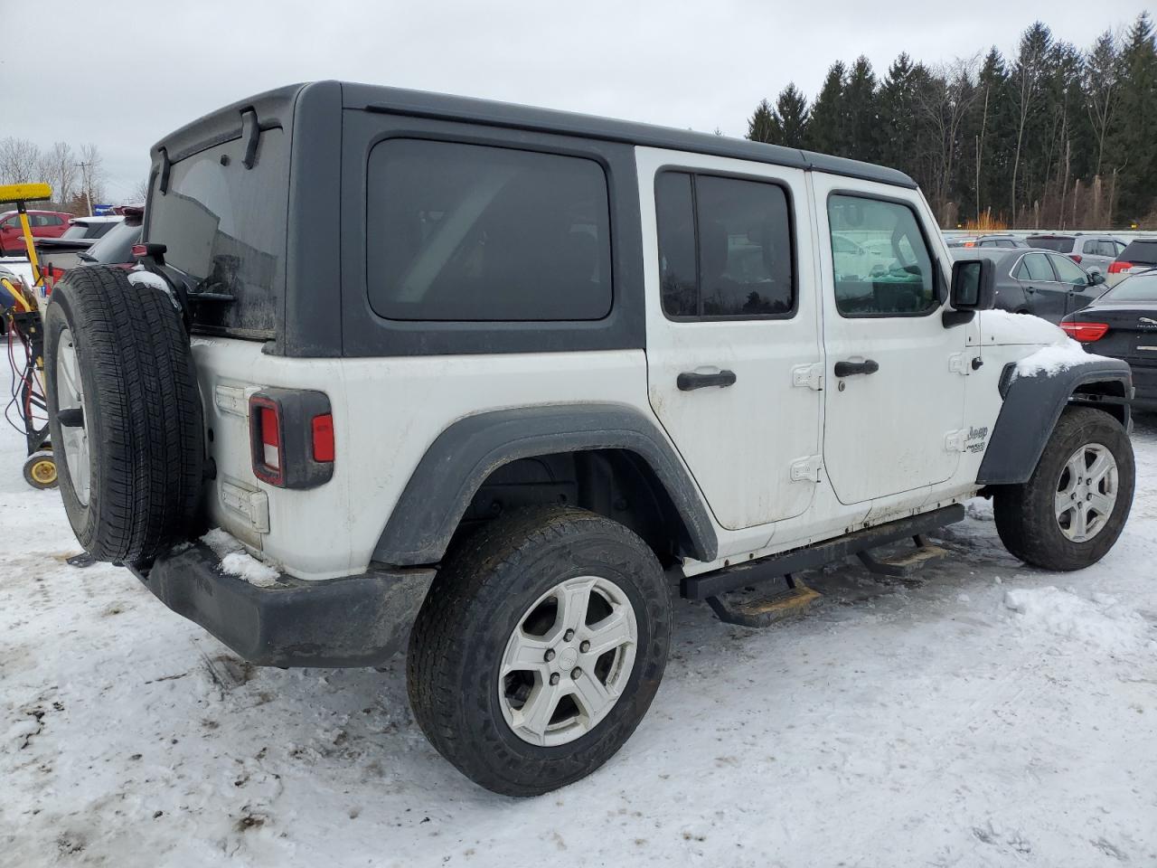 2020 Jeep Wrangler VIN 1C4HJXDN3LW226422 Copart auction photo, front end / undercarriage damage thumbnail 3
