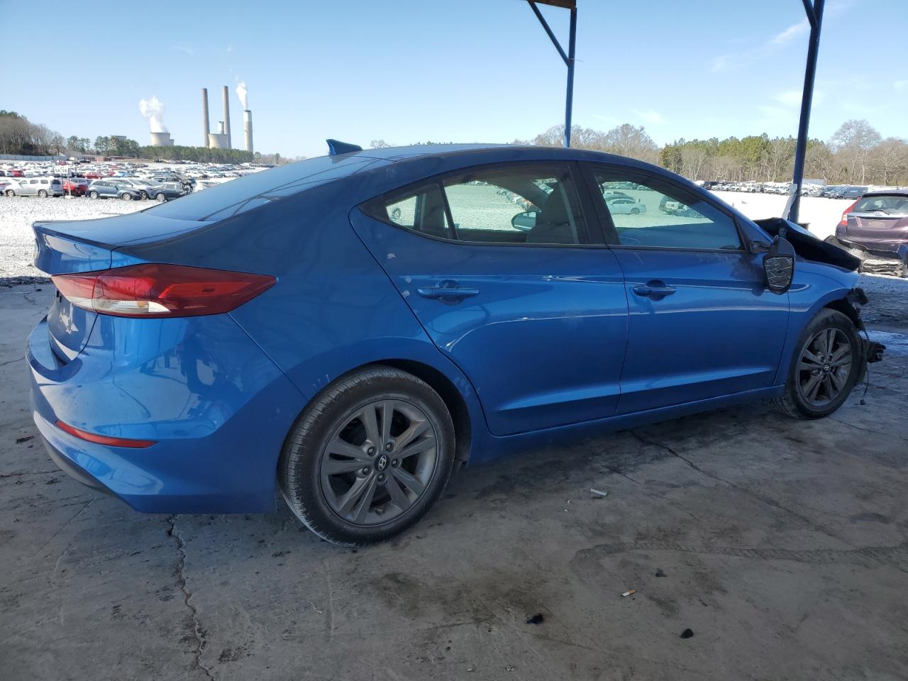 2017 Hyundai Elantra VIN 5NPD84LF9HH076283 Copart auction photo, front end damage thumbnail 3