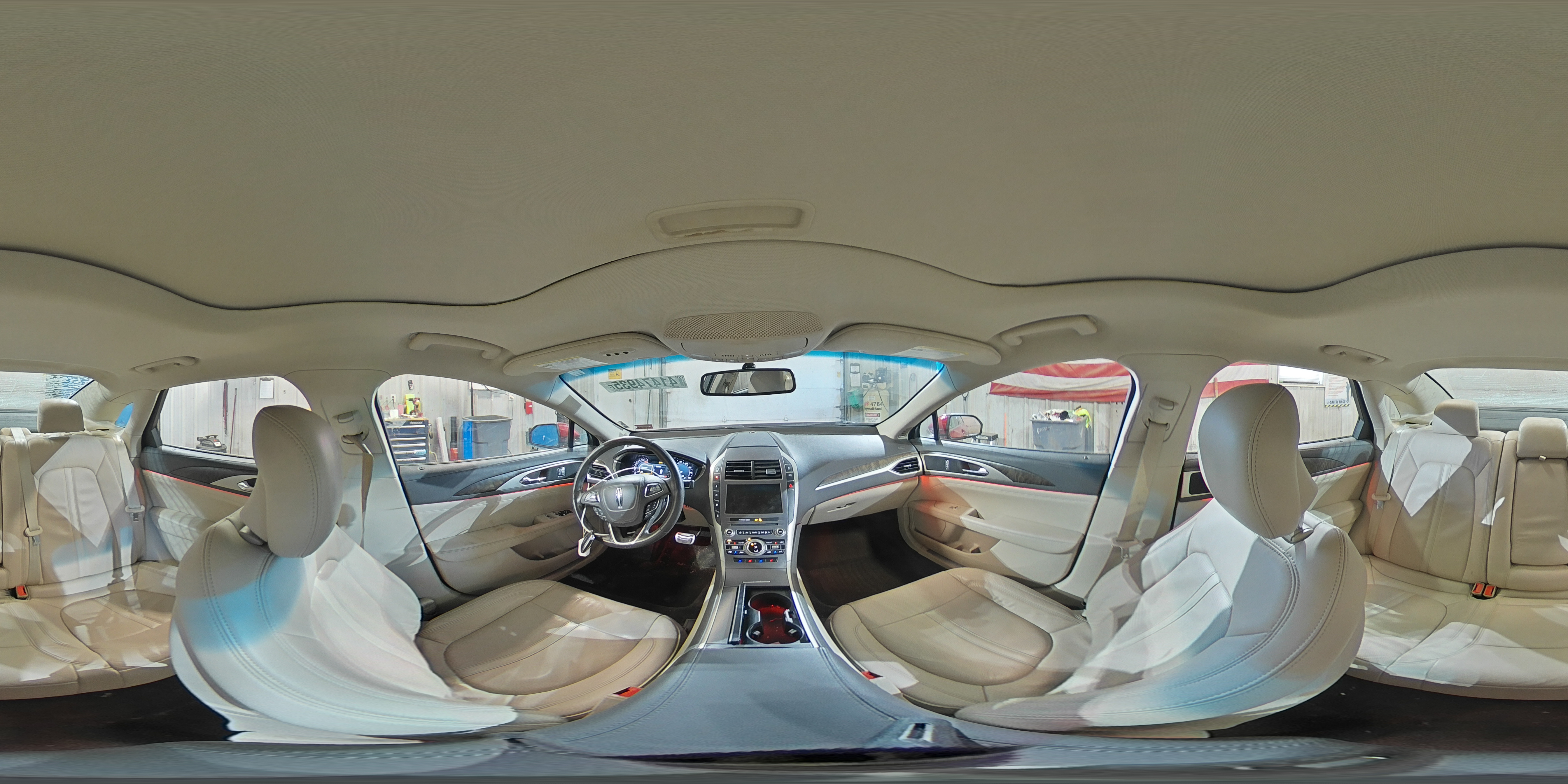 2017 Lincoln MKZ VIN 3LN6L5FC1HR623408 Copart auction photo, front end / rear end damage thumbnail 12
