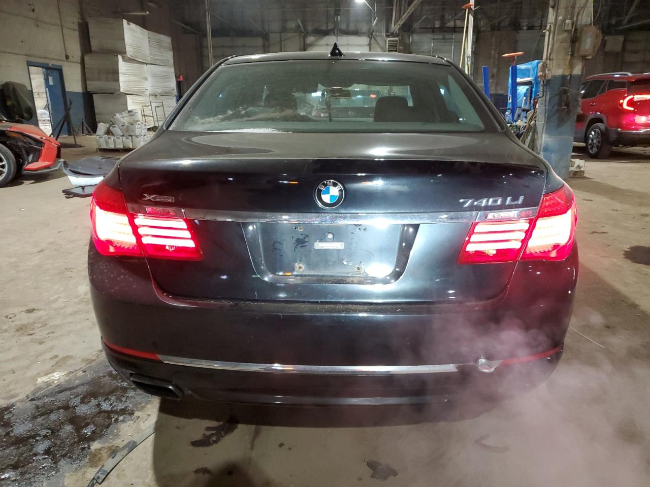 2015 BMW 7er VIN WBAYF4C55FG291706 Copart auction photo, front end damage thumbnail 6