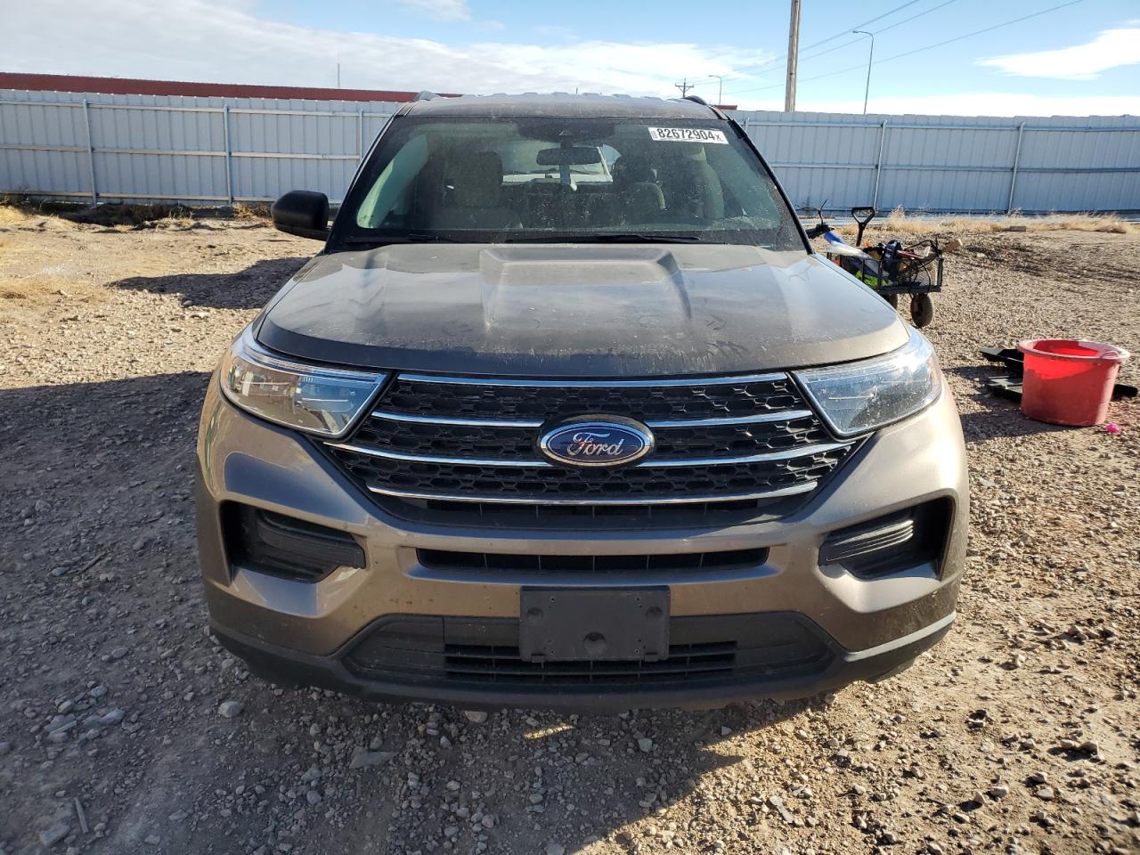 2021 Ford Explorer VIN 1FMSK8DH1MGB88800 Copart auction photo, side / rear end damage thumbnail 5