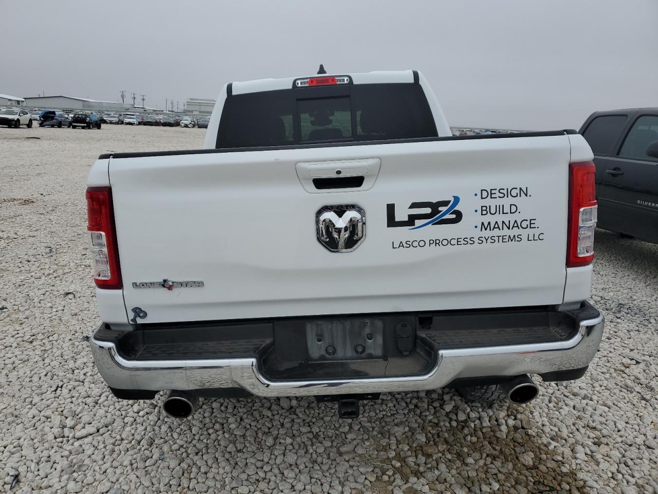 2022 RAM 1500 VIN 1C6RREFT0NN464158 Copart auction photo, side / front end damage thumbnail 6