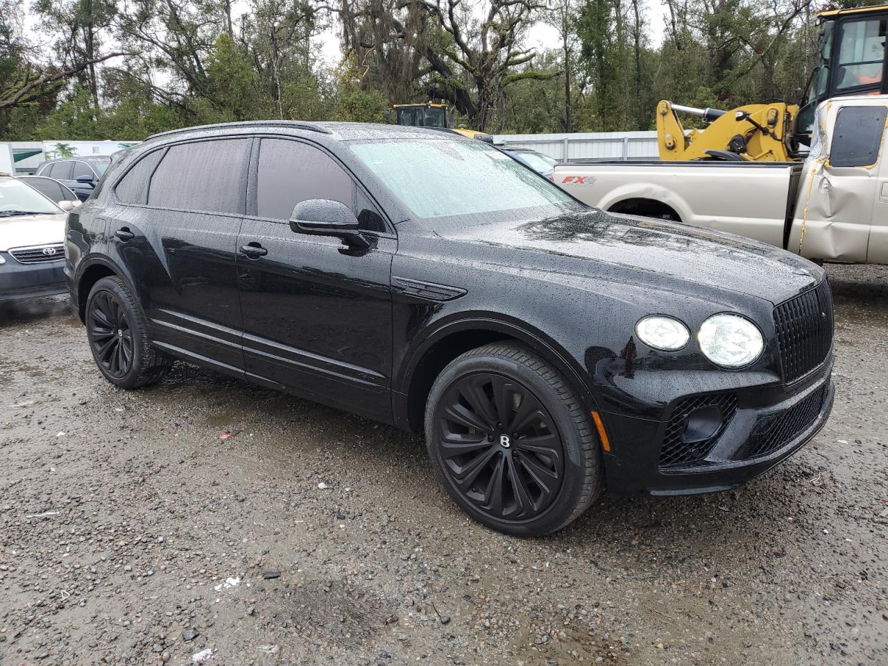 2023 Bentley Bentayga VIN SJAHT2ZV5PC017214 Copart auction photo, side damage thumbnail 4