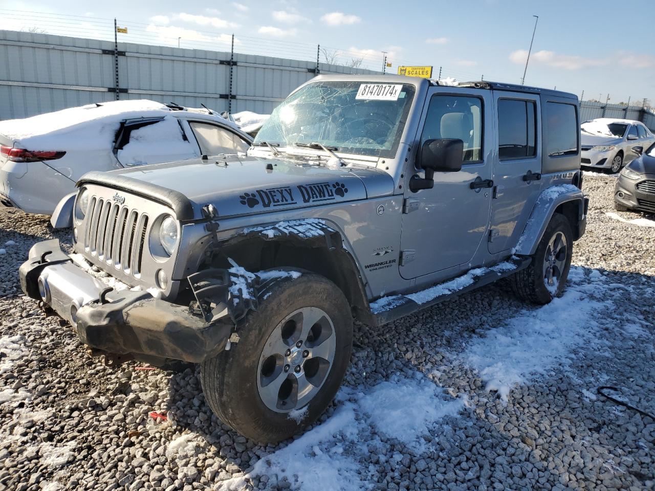 2016 Jeep Wrangler VIN 1C4BJWEG3GL176676