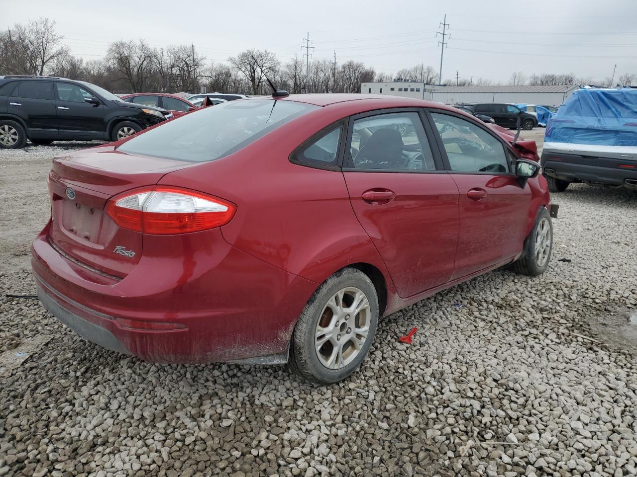 2015 Ford Fiesta VIN 3FADP4BJXFM163695 Copart auction photo, front end damage thumbnail 3