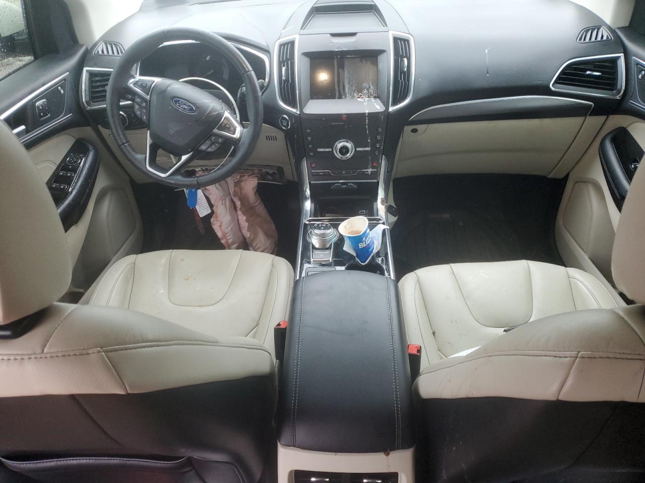 2020 Ford Edge VIN 2FMPK3K95LBB06173 Copart auction photo, front end / side damage thumbnail 8