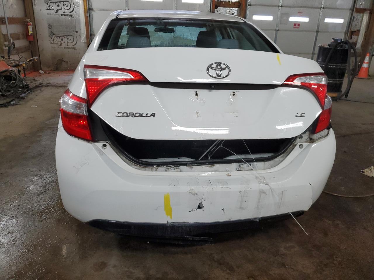 2014 Toyota Corolla VIN 2T1BURHE1EC119285 Copart auction photo, rear end damage thumbnail 6