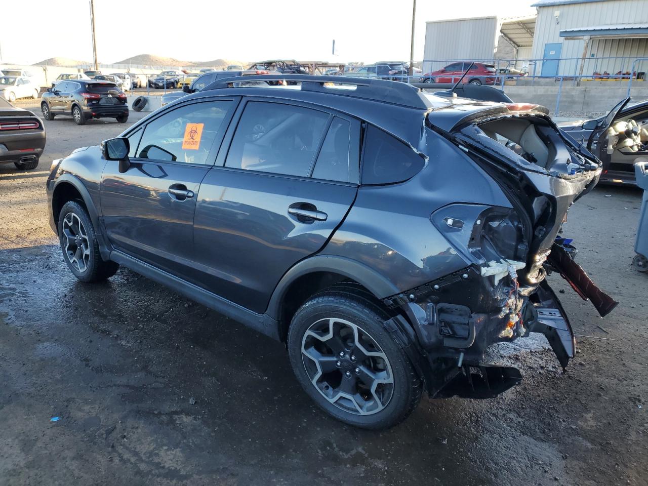 2015 Subaru XV VIN JF2GPASC9FH274655 Copart auction photo, rollover damage thumbnail 2
