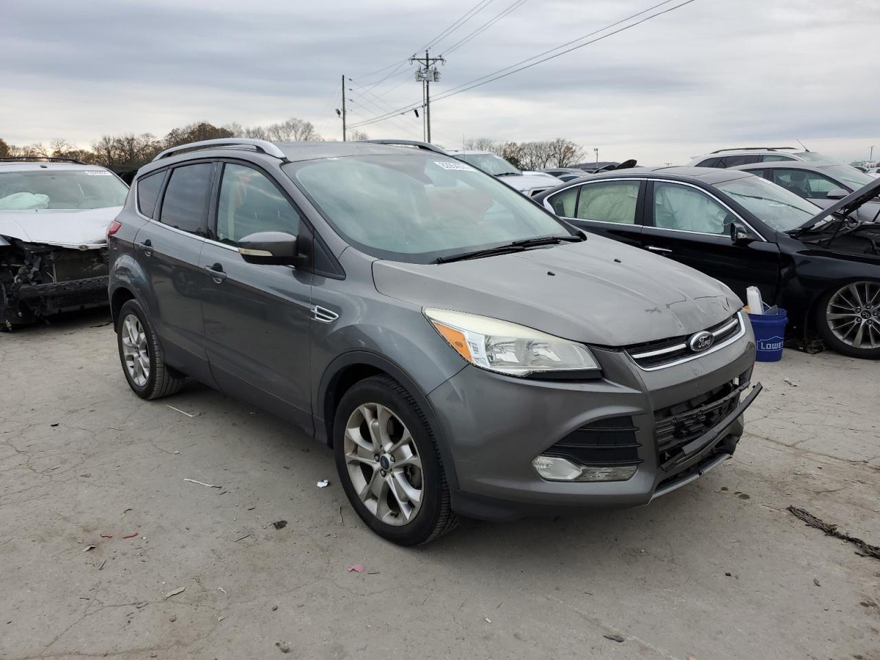 2014 Ford Escape VIN 1FMCU0J9XEUB95521 Copart auction photo, front end damage thumbnail 4