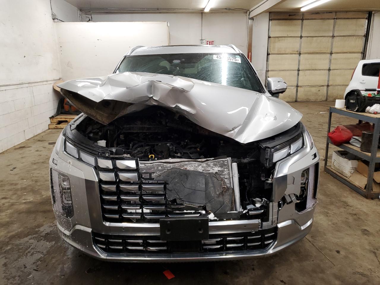 2024 Hyundai Palisade VIN KM8R7DGE7RU662218 Copart auction photo, front end damage thumbnail 5