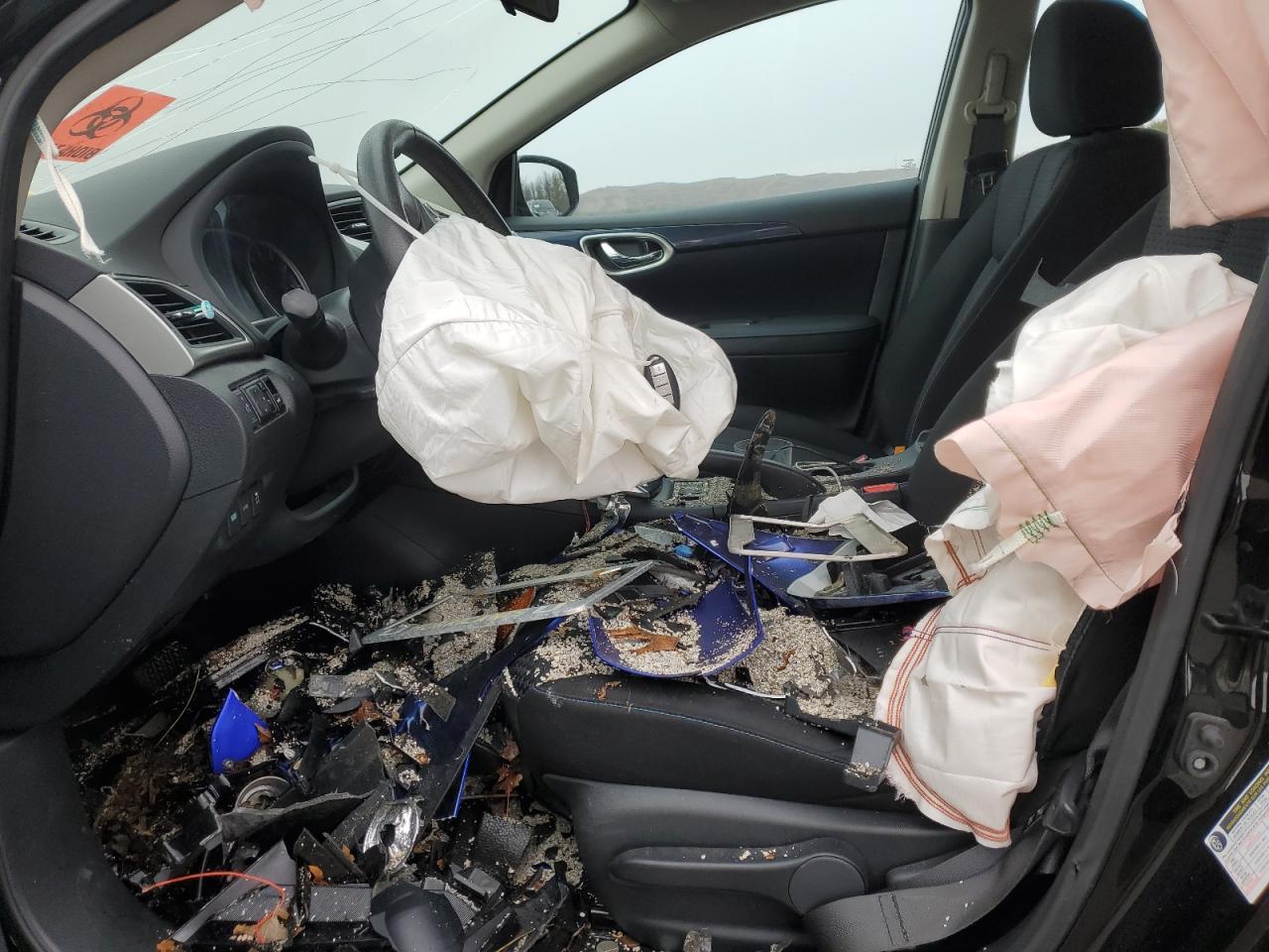 2018 Nissan Sentra VIN 3N1AB7AP4JY279711 Copart auction photo, front end / frame damage damage thumbnail 7