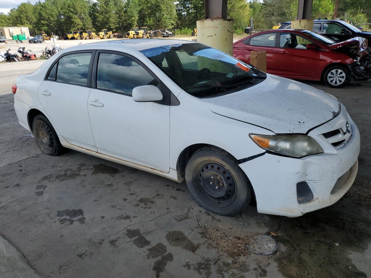 2011 Toyota Corolla VIN 2T1BU4EE5BC684500 Copart auction photo, water/flood damage thumbnail 4