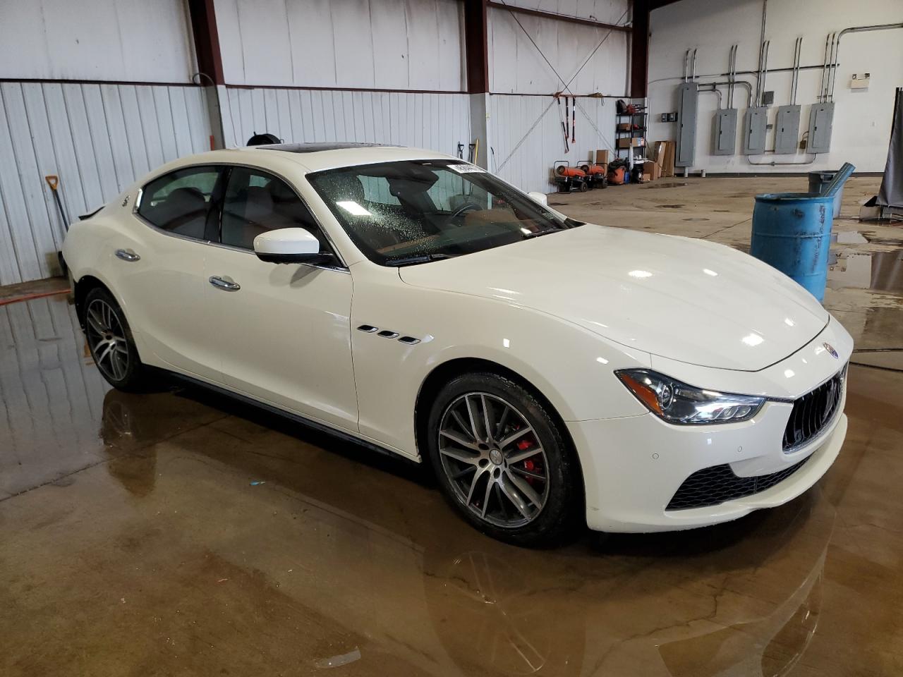 2017 Maserati Ghibli VIN ZAM57RTL8H1198842 Copart auction photo, rear end damage thumbnail 4
