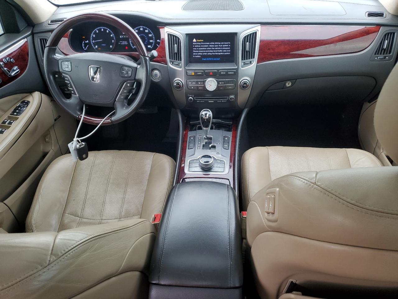 2013 Hyundai Equus VIN KMHGH4JH5DU064421 Copart auction photo, front end damage thumbnail 8