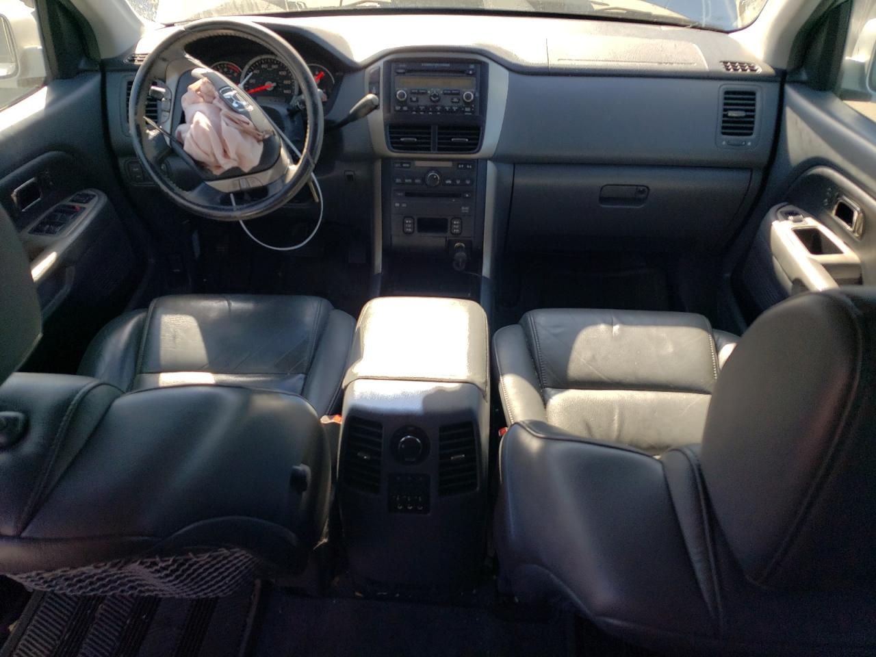 2007 Honda Pilot VIN 2HKYF18647H521736 Copart auction photo, side / front end damage thumbnail 8